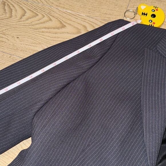 NWT Women’s Tahari Petite Pinstripe Pant Suit 8P Formal Business Career - Picture 9 of 14